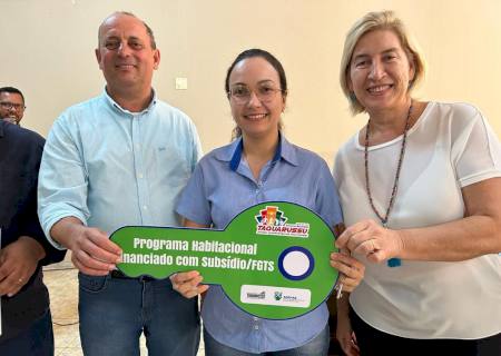 48 famílias de Taquarussu são beneficiadas com a casa própria